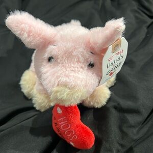 Ganz pig hog stuffed animal, hogs and kisses, NWT lovey stuffy Valentine’s Day